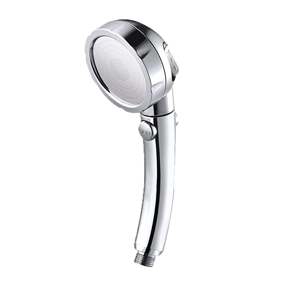 Exotic Series Handheld Shower set High Pressure With ON/OFF Pause Switch & 3 Spray Setting Showerhead (Chrome)