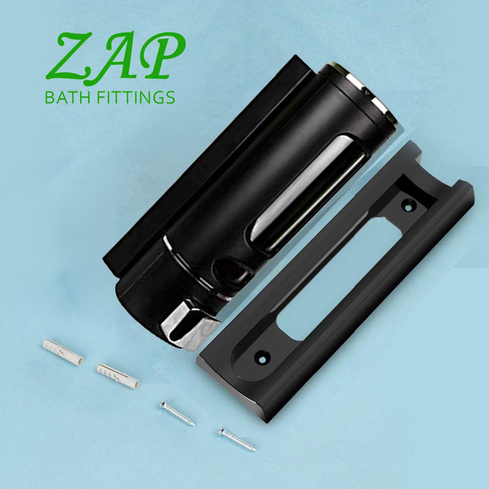 ZAP Combo Pack of 3 Soap Dispenser Wall Mount Transparent Liquid Soap Dispenser Plastic Soap Dispenser & Bottle for Kitchen Bathroom (Pack of 3)
