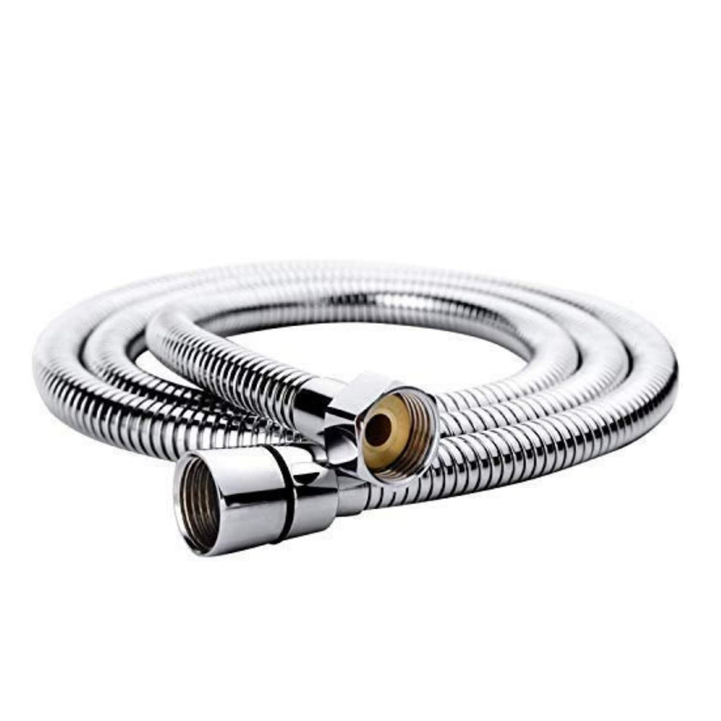 ZX2040 1.5 Meter, SS 304 Grade Flexible Shower Hose Pipe, Chrome (1.5 Meter)