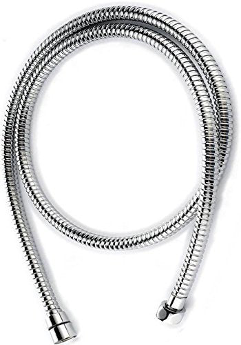 ZX2040 1.5 Meter, 304 Grade Flexible Shower Hose Pipe, Chrome (1 Meter)