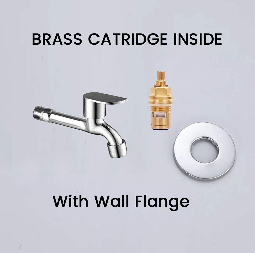 Delta Series Stainless Steel Taps with Brass Catridge/Chrome Finish (1)