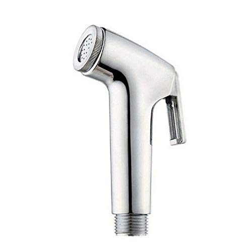 Deluxe ABS Health Handheld Shower Chrome Finish Spray Hand Faucet Gun (1)