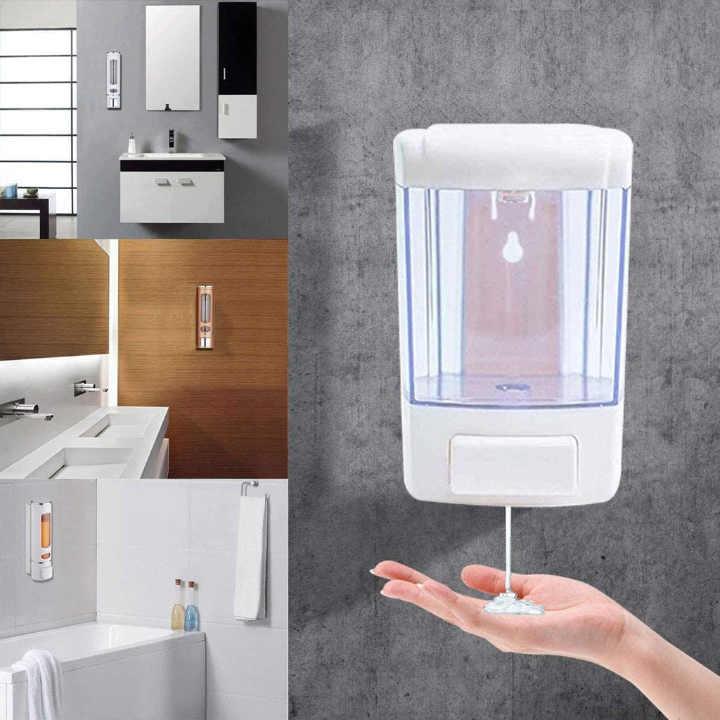MXR Home Wall Mounted Jumbo Liquid Soap/Shampoo Plastic Dispenser (750 ML)