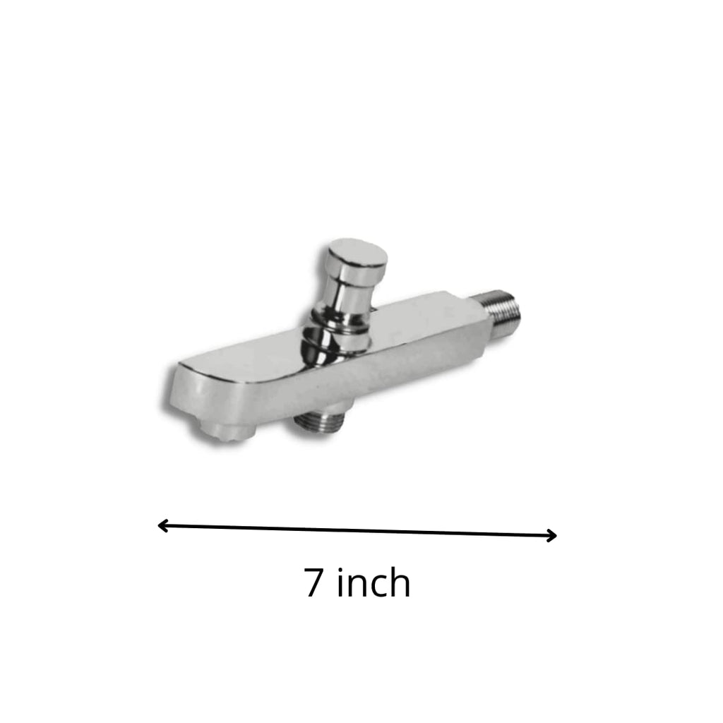 Delta Series 100% High Grade Brass 2 in 1 Stainless Steel Element Bath Spout with Polished Tip-Ton (Chrome)