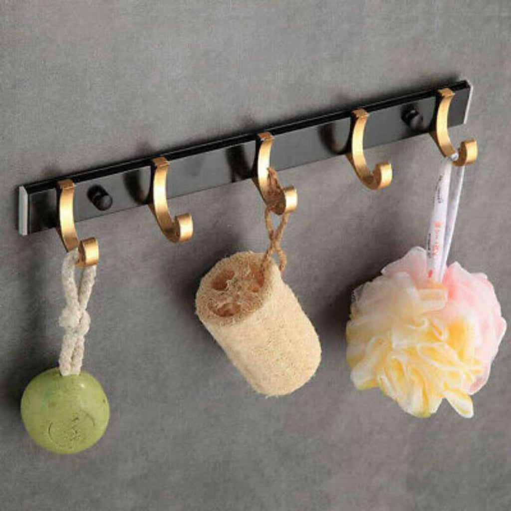 Fully Brass Designer Towel Hanger/Towel Stand/Bathroom Accessories Rust Free Hook Wall Mount