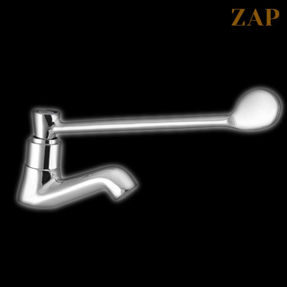 NEXTGEN Elbow Handle Full Brass Body Chrome Finish Pillar Cock Tap for Bathroom Wash Basin and Kitchen Sink