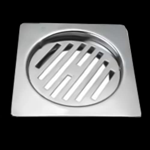 Stainless Steel Anti Foul Floor Water Drain Grating Bathroom Floor Drainer/ Jali (GT-113, 6X6 Inch)