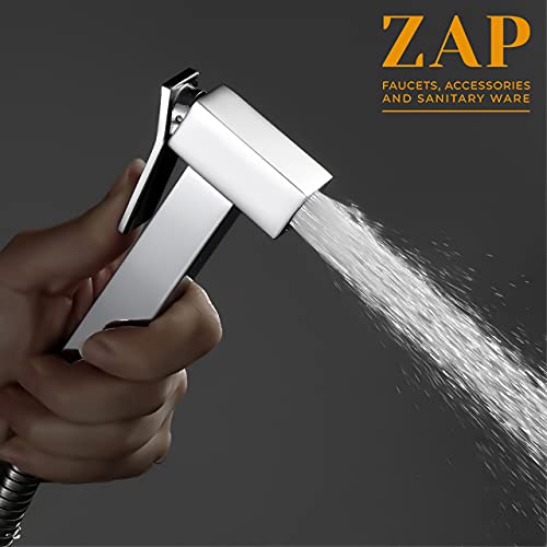 Handheld Bidet Toilet Sprayer with Hose Pipe and Wall Hook, Stainless Steel Bathroom Personal Hygiene Bidet Sprayer Set with Adjustable Pressure Control, Perfect for Family Use