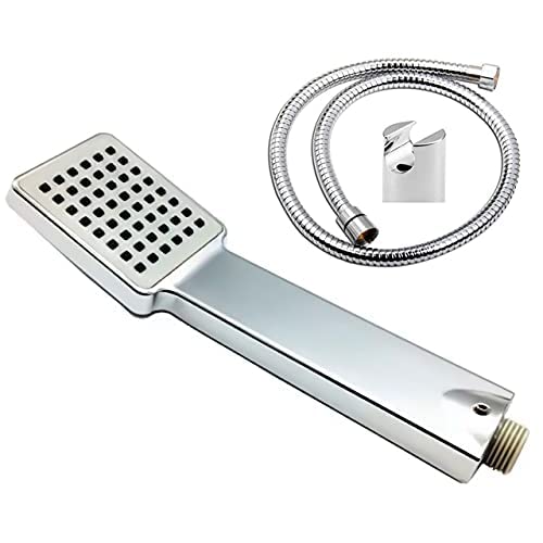 BX009 ABS Handheld High Pressure Shower ( With Screws ) Handheld Shower Head (With Hose Pipe)