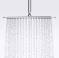 Hexa Ultra Slim Square 304 Grade Stainless Steel 12 Inch Shower Over Curve Head Shower with Arm Combo (18 Inch)