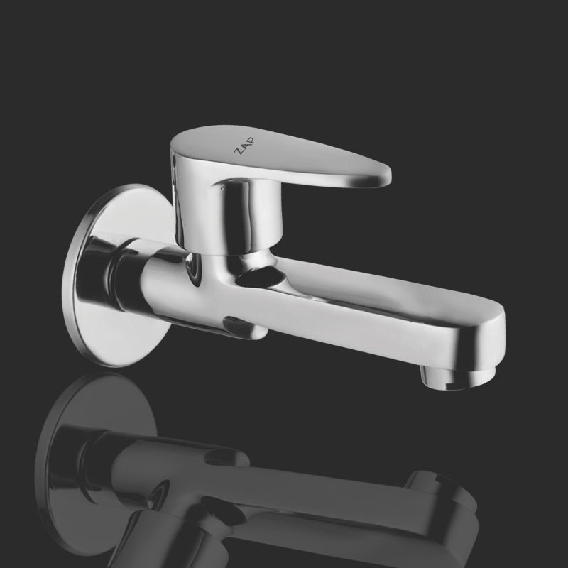ZAP Brass Brezza Long Body Cock Water Tap for Washroom Faucet/Chrome Plated/Heavy