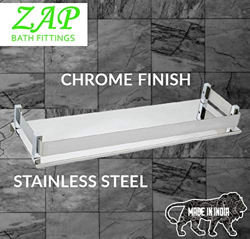 Ocean Series High Grade Stainless Steel Shelf -for Bathroom and Kitchen/Home Accessories (1 Unit) (12 * 5 Inches