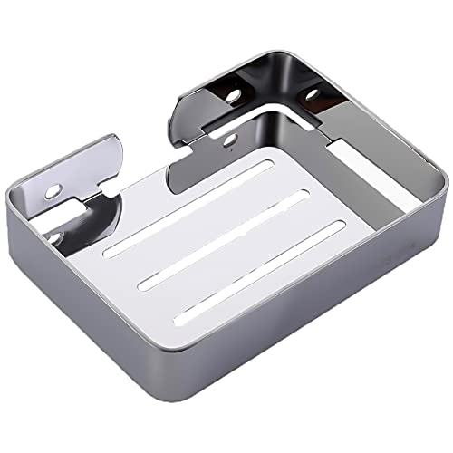 Stainless Steel 304 Grade Bathroom Soap Holder/Soap Stand/Soap Dish for Bathroom/Bathroom Accessories Chrome Finish (6)