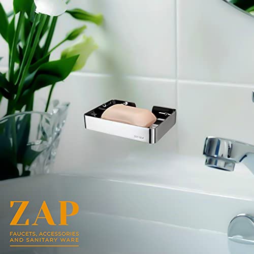 Stainless Steel 304 Grade Bathroom Soap Holder/Soap Stand/Soap Dish for Bathroom/Bathroom Accessories Chrome Finish (6)
