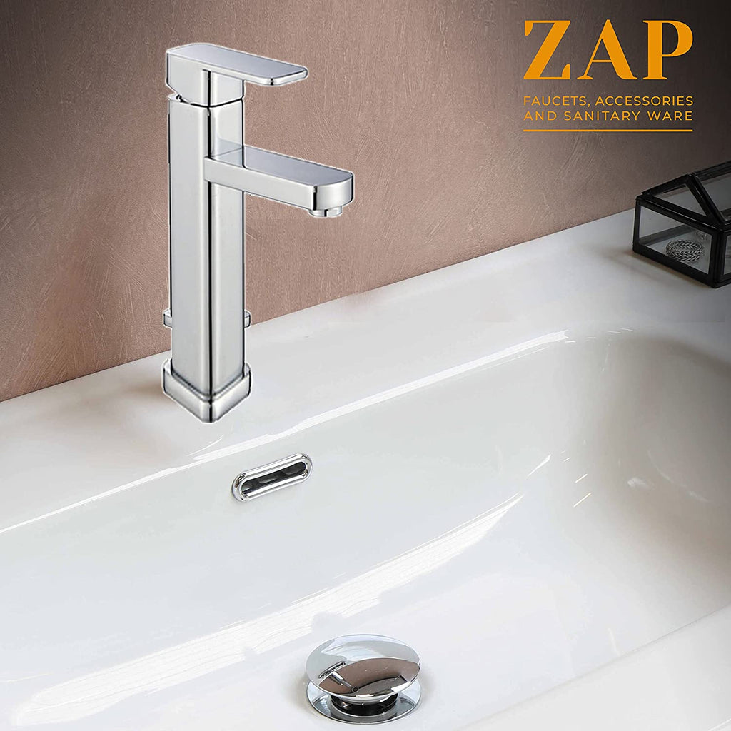 Bathroom Bowl Vessel Sink Lavatory Faucet Tap Single Handle One Hole Deck Mount Tall Body Chrome