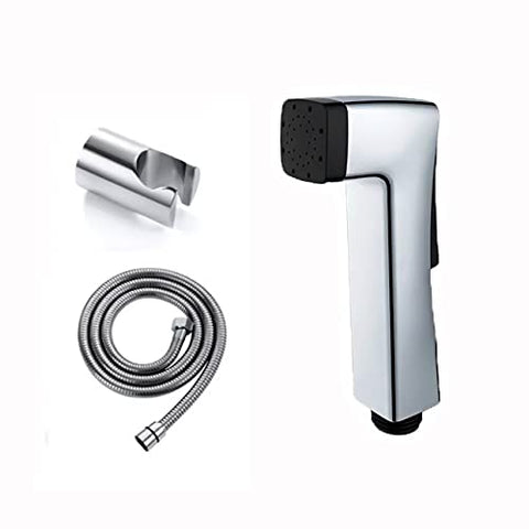 Health Faucet Toilet Sprayer with Hose Pipe and Wall Hook, Stainless Steel Bathroom Personal Hygiene Bidet Sprayer Set with Adjustable Pressure Control, Perfect for Family Use