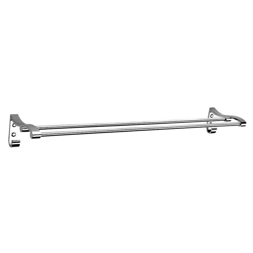 304 Stainless Steel Towel Hanger Rod, 24 Inch, Silver for Bathroom and  Kitchen