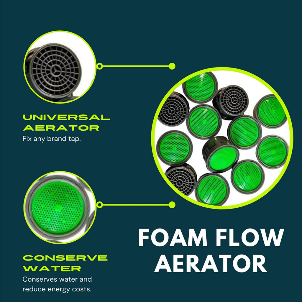 Foam Flow Aerator/Universal Aerator Fix Any Brand tap