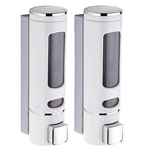 Royal White Soap Dispenser for Bathroom Wall Mounted Plastic ABS 500 ML (2)