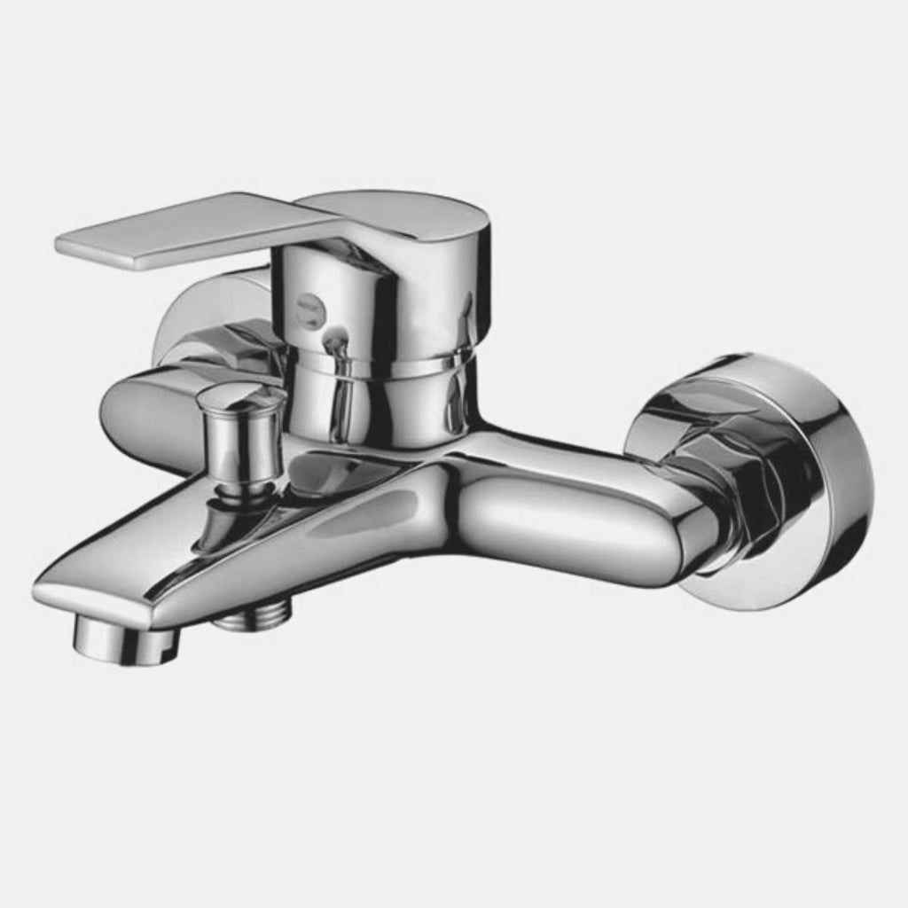 Hexa Series 3in1Wall Mixer Single Lever with Provision for Hand Shower/Chrome Finish/Brass