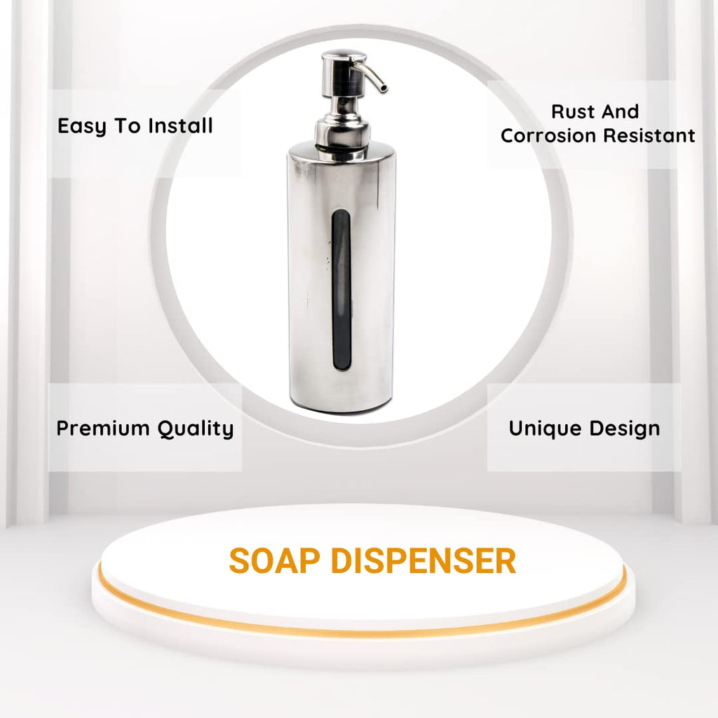 SOAP Dispenser (Oval) (Chrome)