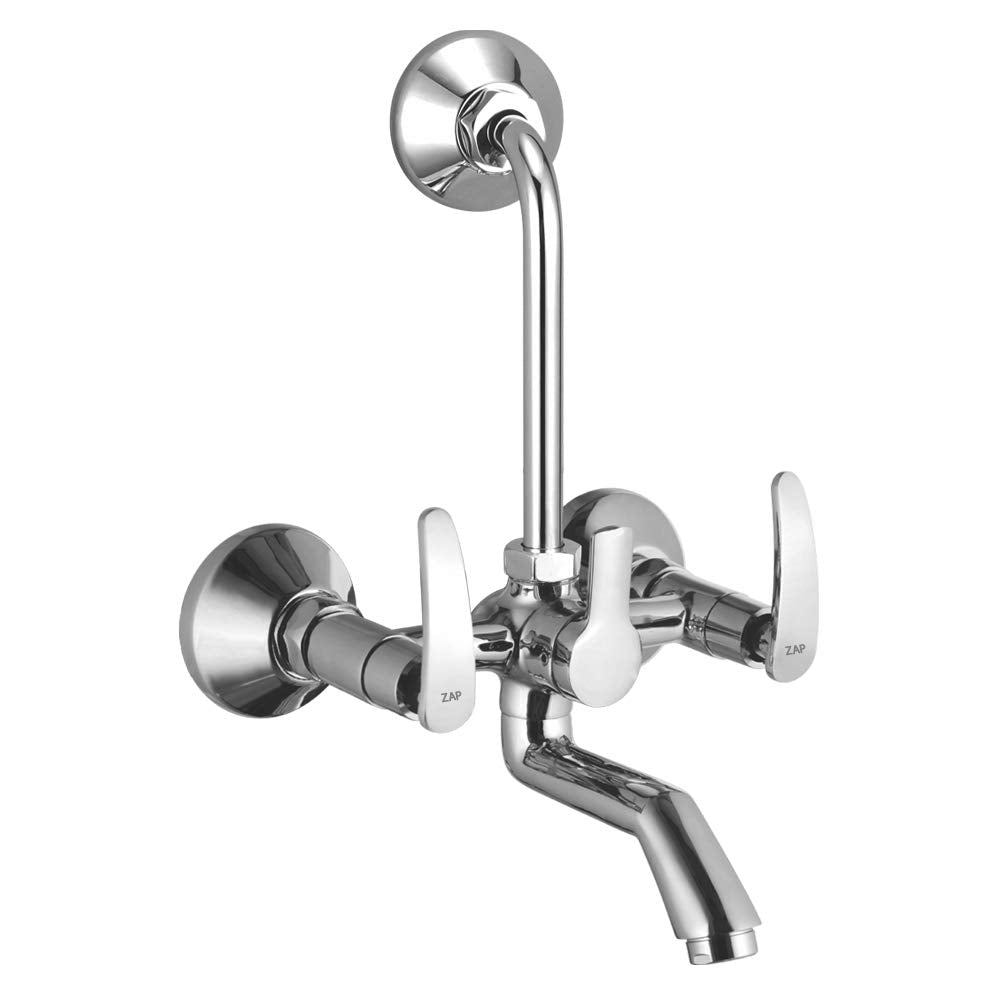 Brass Arrow Wall Mixer with Telephone Shower Arrangement (15x17 Inch)