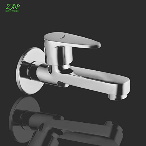 Brass Brezza Long Body Cock Water Tap for Washroom Faucet/Chrome Plated/Heavy