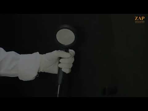 ZAP Exotic Handheld Shower set High Pressure Detachable Shower Head with Hand Spray & ON/OFF Pause Switch & 3 Spray Setting Showerhead with 1.5m Long Hose & Shower Stand wall Mounted (Black)