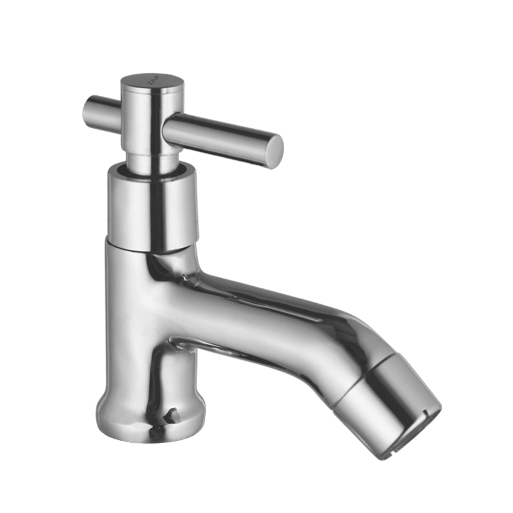 ZAP Mini Terrim Pillar Cock/Brass with Chrome Finish/Quarter Turn for Sink